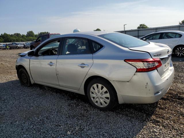 3N1AB7AP5EL692126 - 2014 NISSAN SENTRA S SILVER photo 2