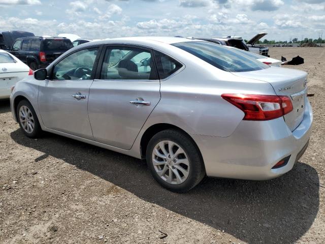 3N1AB7AP2KY312531 - 2019 NISSAN SENTRA S 银色 照片 2