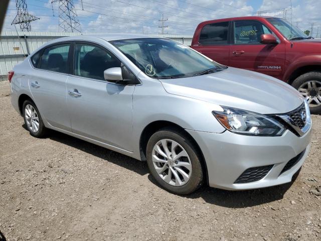 3N1AB7AP2KY312531 - 2019 NISSAN SENTRA S 银色 照片 4