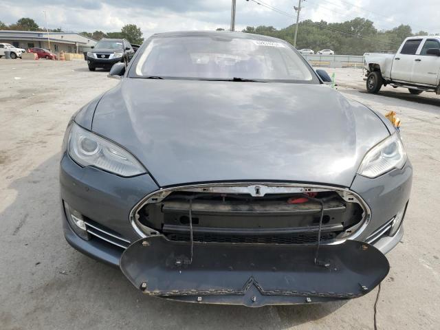 5YJSA1H12EFP37296 - 2014 TESLA MODEL S Сұр фото 5