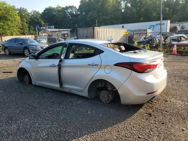 5NPDH4AE8GH659405 - 2016 HYUNDAI ELANTRA SE SILVER photo 2