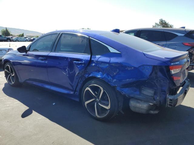 1HGCV1F37JA085941 - 2018 HONDA ACCORD SPORT 蓝色 照片 2