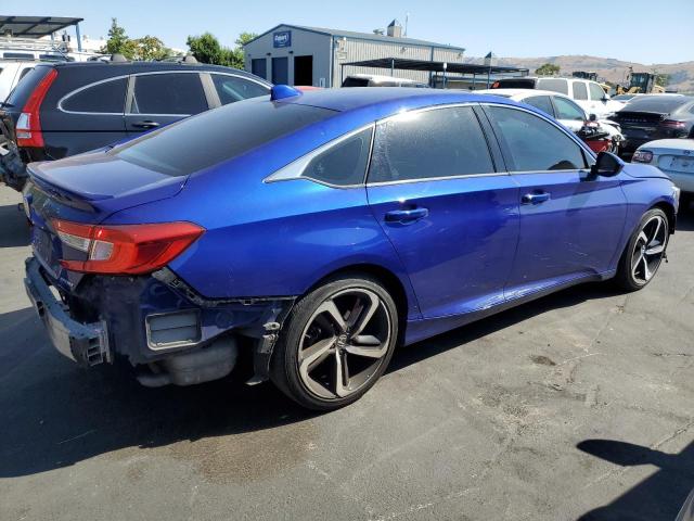 1HGCV1F37JA085941 - 2018 HONDA ACCORD SPORT 蓝色 照片 3