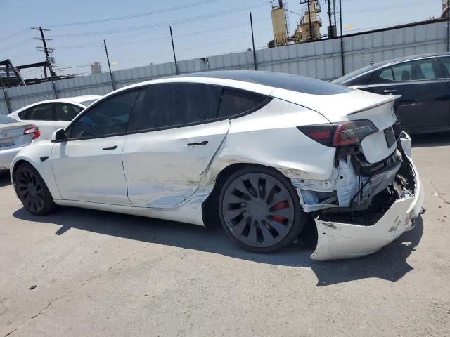 5YJ3E1EC7NF267314 - 2022 TESLA MODEL 3 白色 照片 2