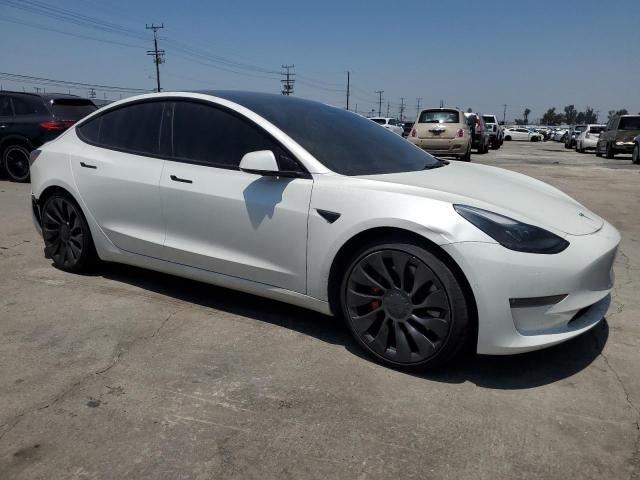 5YJ3E1EC7NF267314 - 2022 TESLA MODEL 3 白色 照片 4