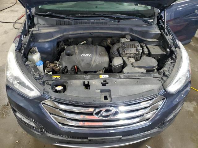 5XYZT3LB8EG201644 - 2014 HYUNDAI SANTA FE S 蓝色 照片 12