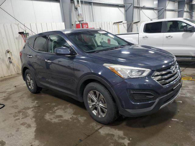 5XYZT3LB8EG201644 - 2014 HYUNDAI SANTA FE S 蓝色 照片 4