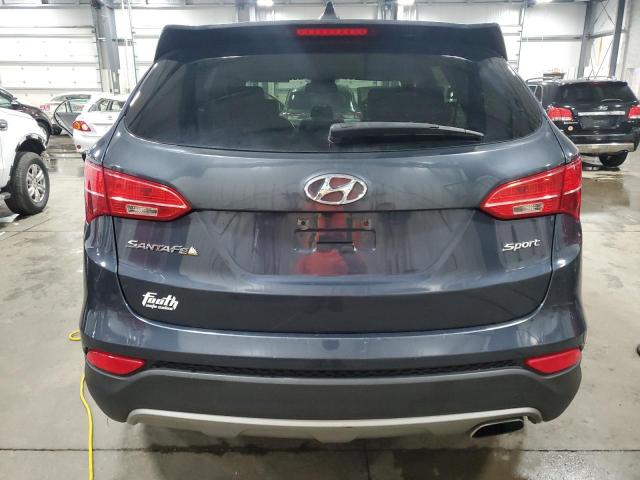 5XYZT3LB8EG201644 - 2014 HYUNDAI SANTA FE S 蓝色 照片 6