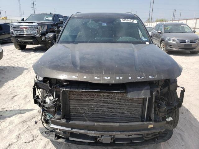 5XYP54HC8NG228593 - 2022 KIA TELLURIDE SX BLACK photo 5