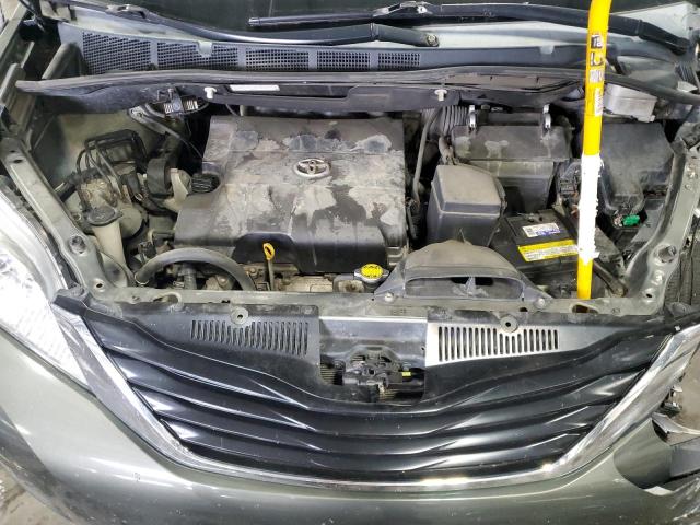 5TDKK3DC2BS030352 - 2011 TOYOTA SIENNA LE GREEN photo 12