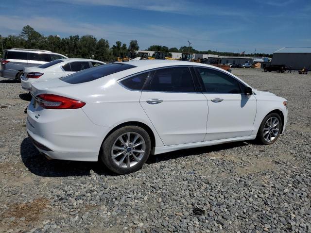 3FA6P0HD6HR219074 - 2017 FORD FUSION SE WHITE photo 3