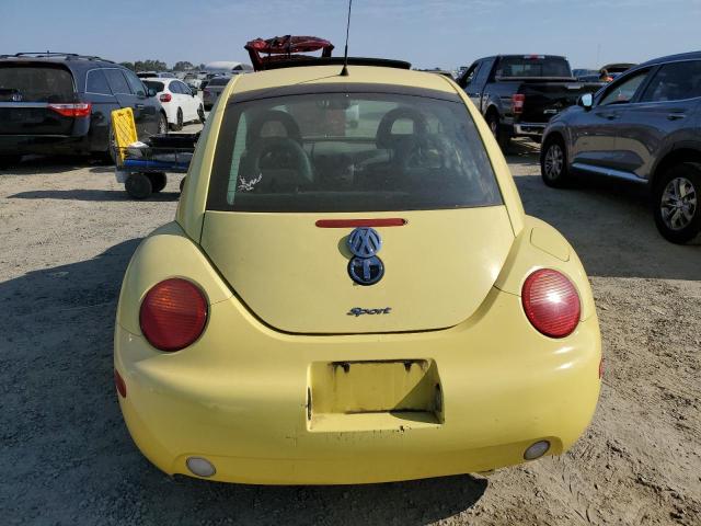 3VWED21C71M481228 - 2001 VOLKSWAGEN NEW BEETLE GLS SPORT YELLOW photo 6