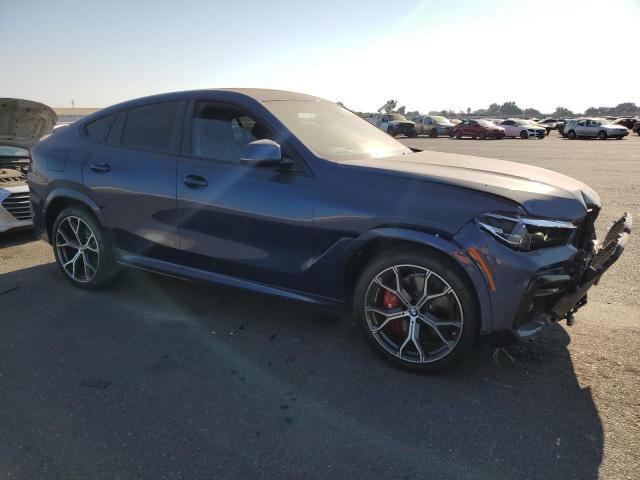 5UXCY6C06P9R50856 - 2023 BMW X6 XDRIVE40I Կապույտ լուսանկար 4