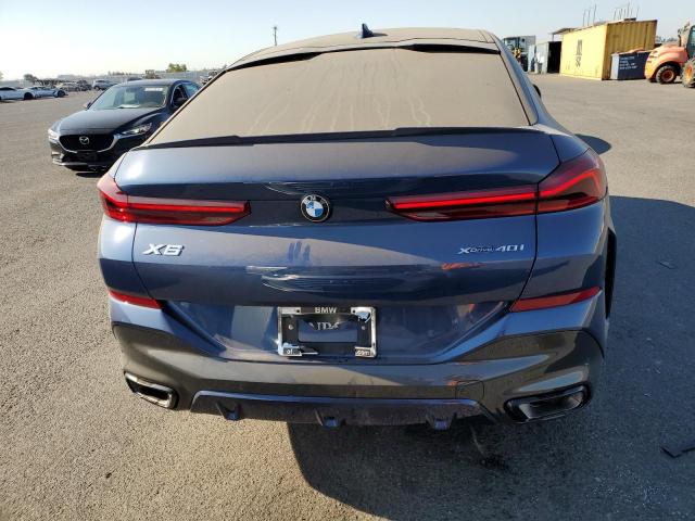 5UXCY6C06P9R50856 - 2023 BMW X6 XDRIVE40I Կապույտ լուսանկար 6