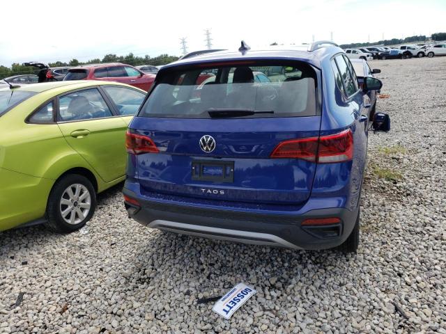 3VVDX7B27PM353526 - 2023 VOLKSWAGEN TAOS S BLUE photo 6