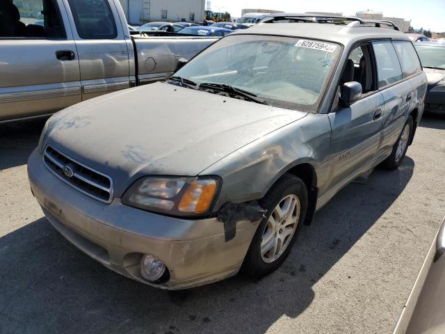 4S3BH665826300716 - 2002 SUBARU LEGACY OUTBACK TEAL photo 1