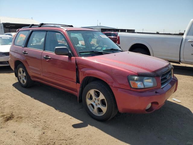 JF1SG65643H710406 - 2003 SUBARU FORESTER 2.5XS RED photo 4