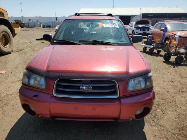 JF1SG65643H710406 - 2003 SUBARU FORESTER 2.5XS წითელი ფოტო 5