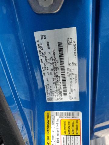 1FMEE5BP9PLB40955 - 2023 FORD BRONCO BASE 蓝色 照片 14