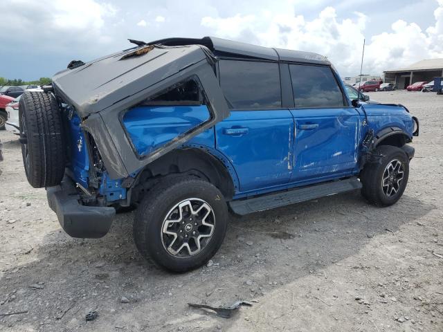 1FMEE5BP9PLB40955 - 2023 FORD BRONCO BASE 蓝色 照片 3