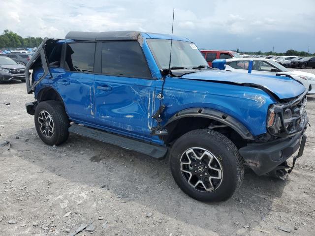 1FMEE5BP9PLB40955 - 2023 FORD BRONCO BASE 蓝色 照片 4