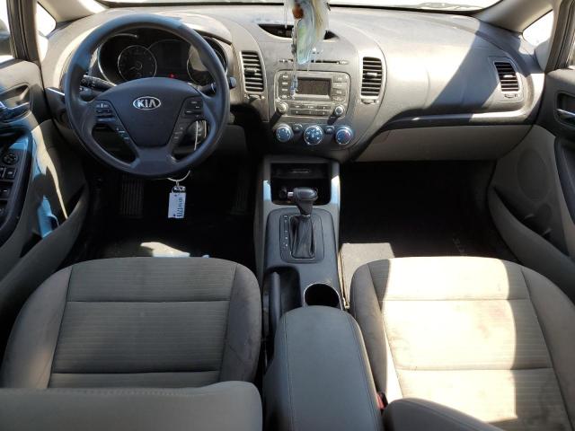 KNAFX4A68E5097648 - 2014 KIA FORTE LX BLUE photo 8