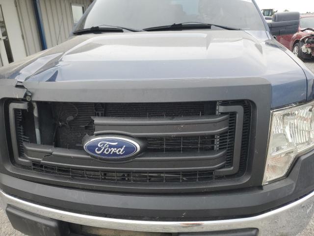 1FTFW1EF0DKF70005 - 2013 FORD F150 SUPERCREW BLUE photo 11