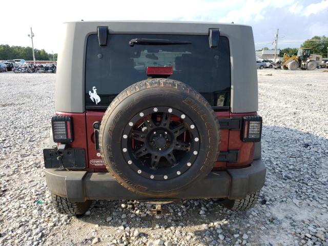 1J4GB59167L203558 - 2007 JEEP WRANGLER SAHARA BURGUNDY photo 6