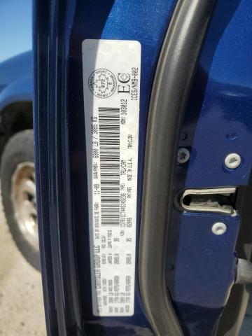 1D7RV1CT4AS149236 - 2010 DODGE RAM 1500 BLUE photo 12