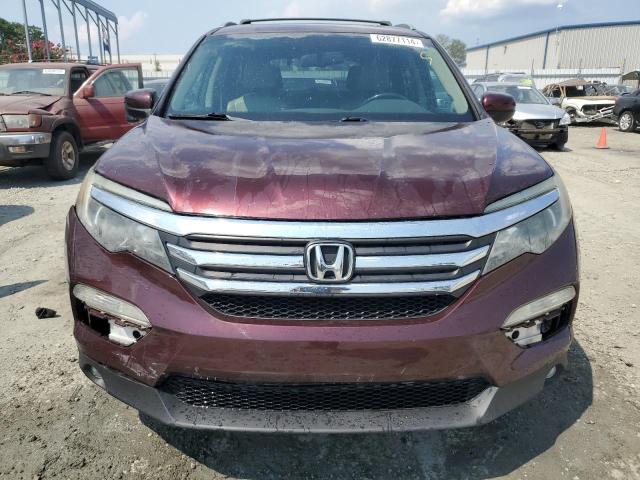 5FNYF5H50GB028293 - 2016 HONDA PILOT EXL BURGUNDY photo 5