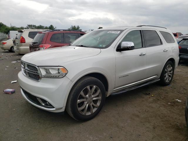 1C4RDJEG6HC956570 - 2017 DODGE DURANGO CITADEL WHITE photo 1