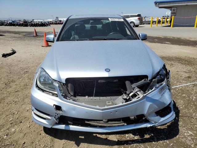 WDDGF4HB6DA777198 - 2013 MERCEDES-BENZ C 250 BLUE photo 5