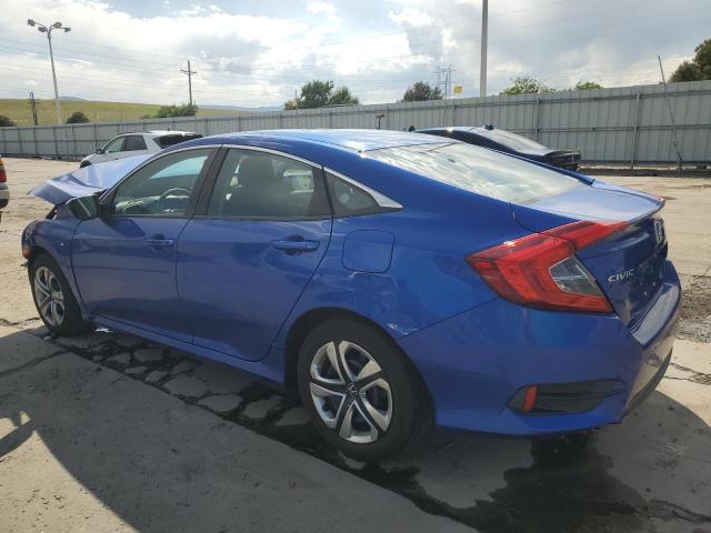 2HGFC2F56JH561785 - 2018 HONDA CIVIC LX BLUE photo 2