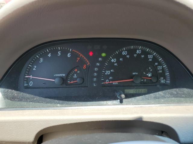 4T1BF30K94U075557 - 2004 TOYOTA CAMRY LE BURGUNDY photo 9