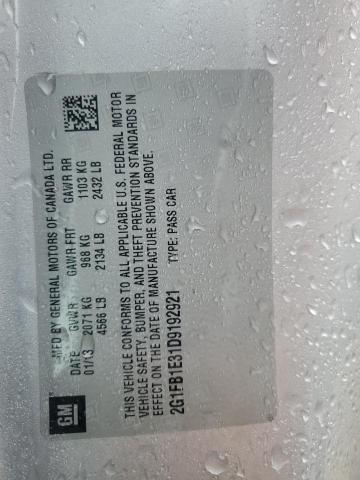 2G1FB1E31D9192921 - 2013 CHEVROLET CAMARO LT GRAY photo 12