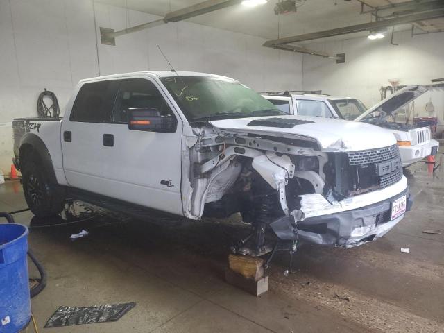 1FTFW1R66BFC40403 - 2011 FORD F150 SVT RAPTOR WHITE photo 1