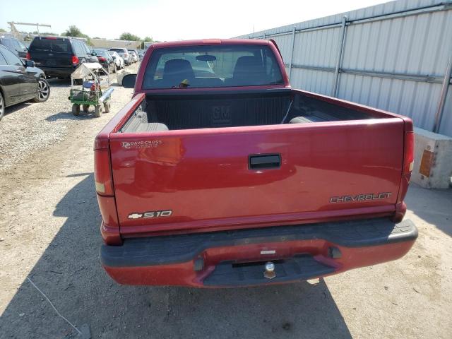 1GCCS14H338121138 - 2003 CHEVROLET S TRUCK S10 BURGUNDY photo 6