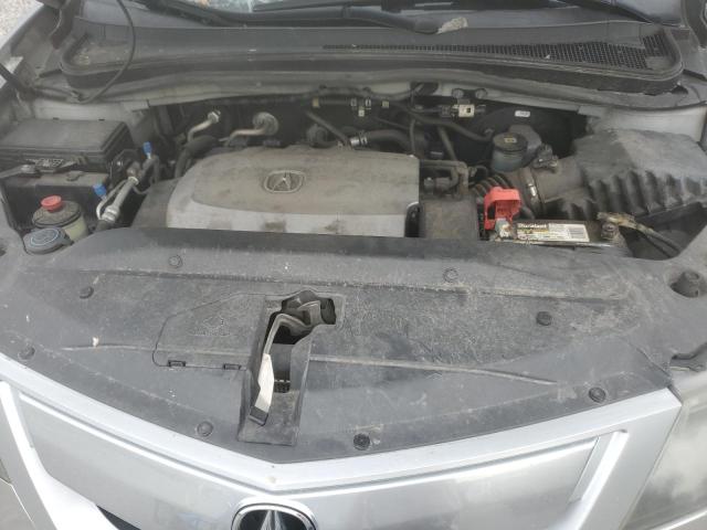 2HNYD2H3XCH548244 - 2012 ACURA MDX TECHNOLOGY SILVER photo 11