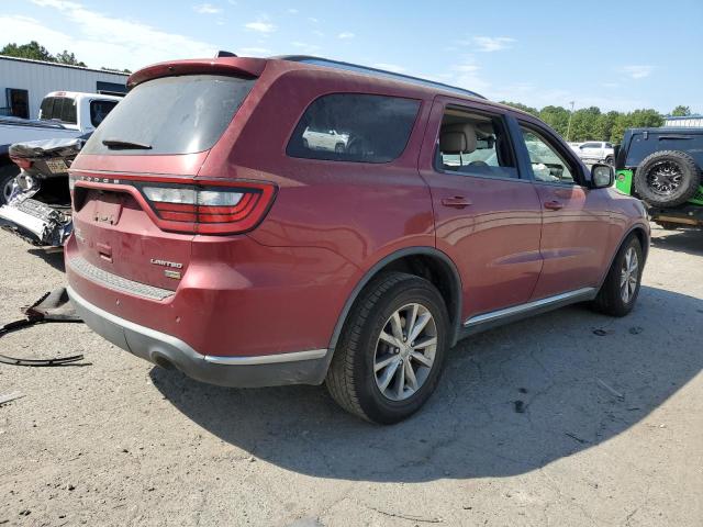 1C4RDHDG6EC366195 - 2014 DODGE DURANGO LIMITED RED photo 3