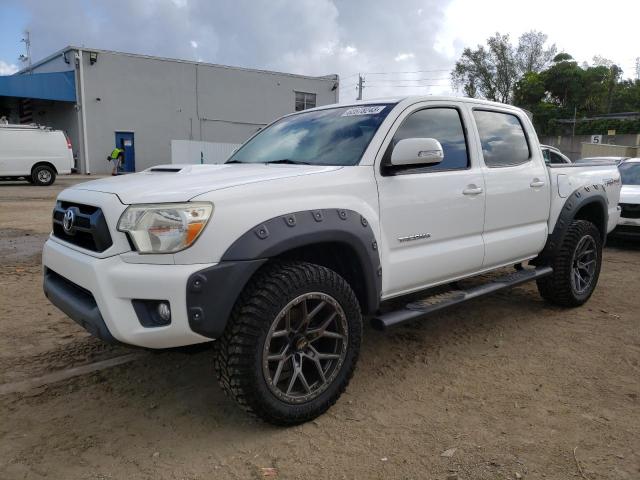 3TMJU4GNXEM165933 - 2014 TOYOTA TACOMA DOUBLE CAB PRERUNNER WHITE photo 1