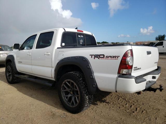 3TMJU4GNXEM165933 - 2014 TOYOTA TACOMA DOUBLE CAB PRERUNNER WHITE photo 2