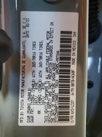 3TYCZ5AN8PT134003 - 2023 TOYOTA TACOMA DOUBLE CAB 青色 照片 13