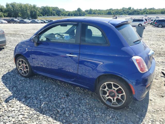 3C3CFFBR7CT169261 - 2012 FIAT 500 SPORT BLUE photo 2