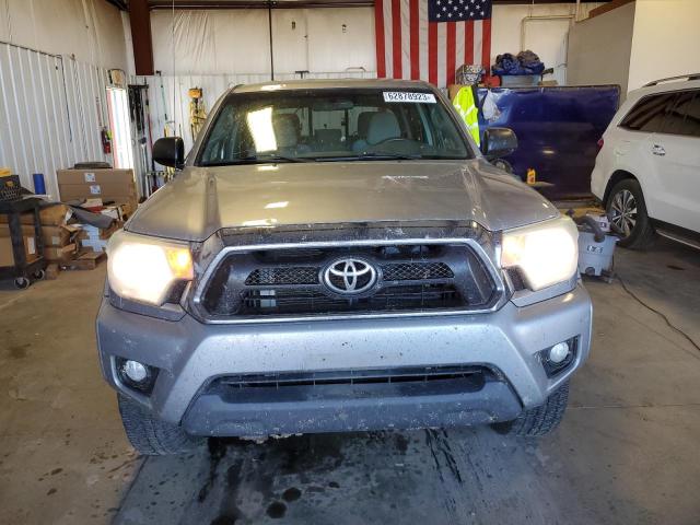 3TMLU4EN9EM134913 - 2014 TOYOTA TACOMA DOUBLE CAB GRAY photo 5