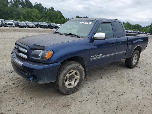 5TBBN44184S435638 - 2004 TOYOTA TUNDRA ACCESS CAB SR5 BLUE photo 1