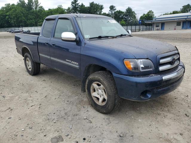 5TBBN44184S435638 - 2004 TOYOTA TUNDRA ACCESS CAB SR5 BLUE photo 4