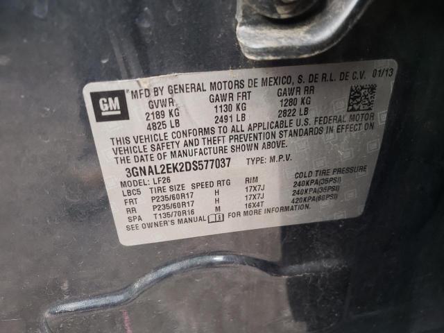 3GNAL2EK2DS577037 - 2013 CHEVROLET CAPTIVA LS 青色 照片 13