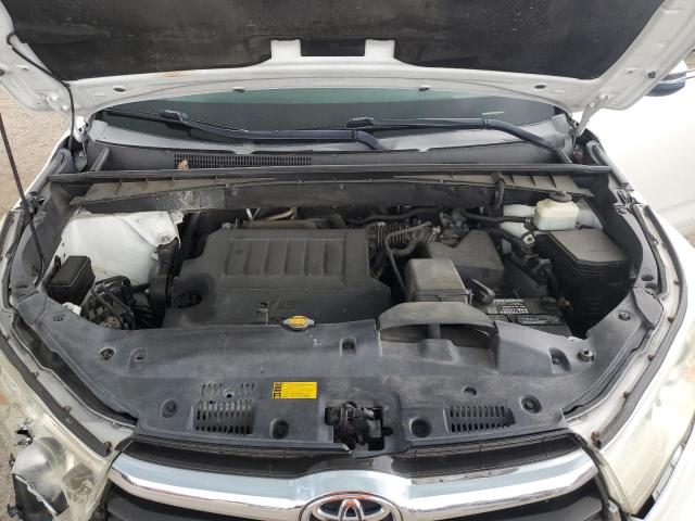5TDKKRFH1FS068267 - 2015 TOYOTA HIGHLANDER XLE Білий фото 12