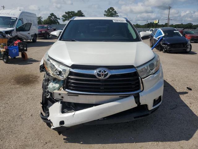 5TDKKRFH1FS068267 - 2015 TOYOTA HIGHLANDER XLE Білий фото 5