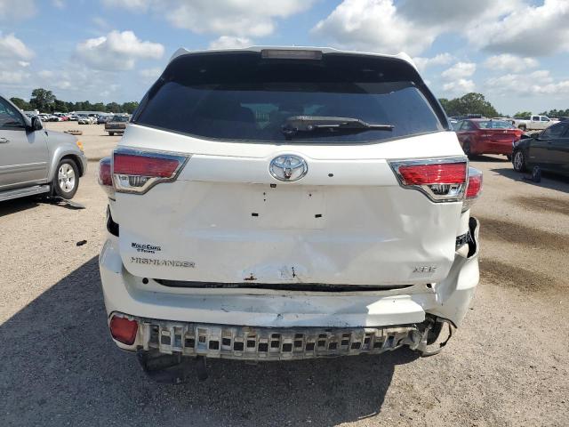 5TDKKRFH1FS068267 - 2015 TOYOTA HIGHLANDER XLE Білий фото 6